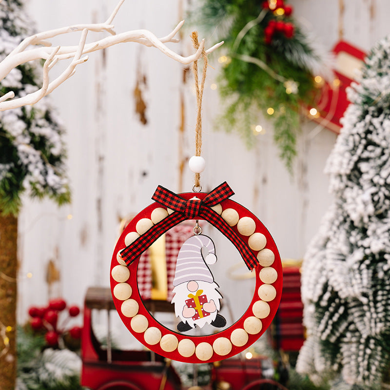 Wooden Christmas Gnome Ornaments For Rustic Cheer