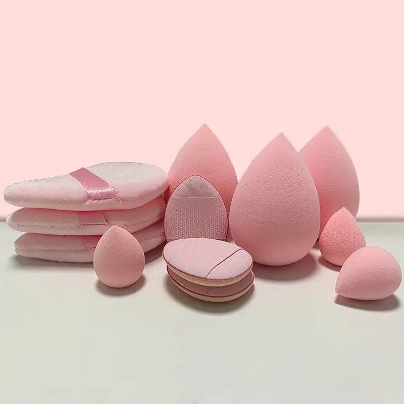 12-Piece Makeup Sponge Set — Flawless Airbrushed Finish