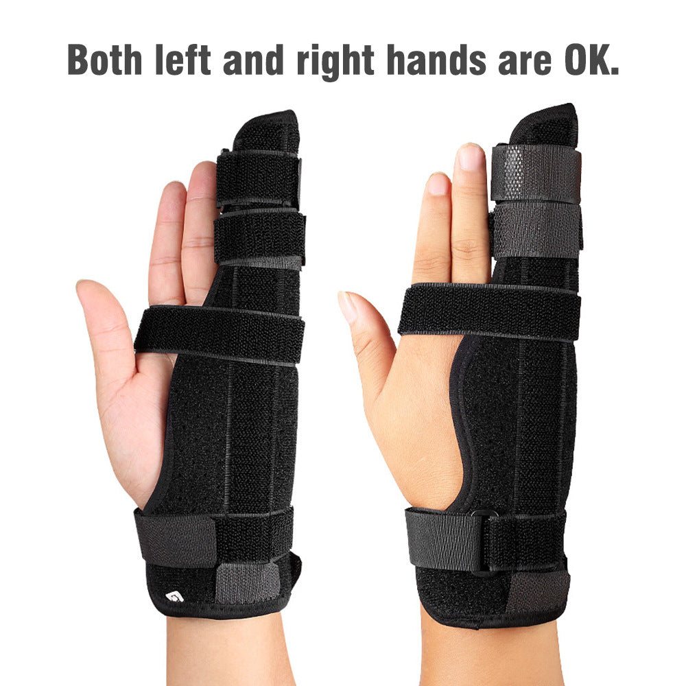 Finger Support Brace — Rigid Aluminum Splint for Fractures