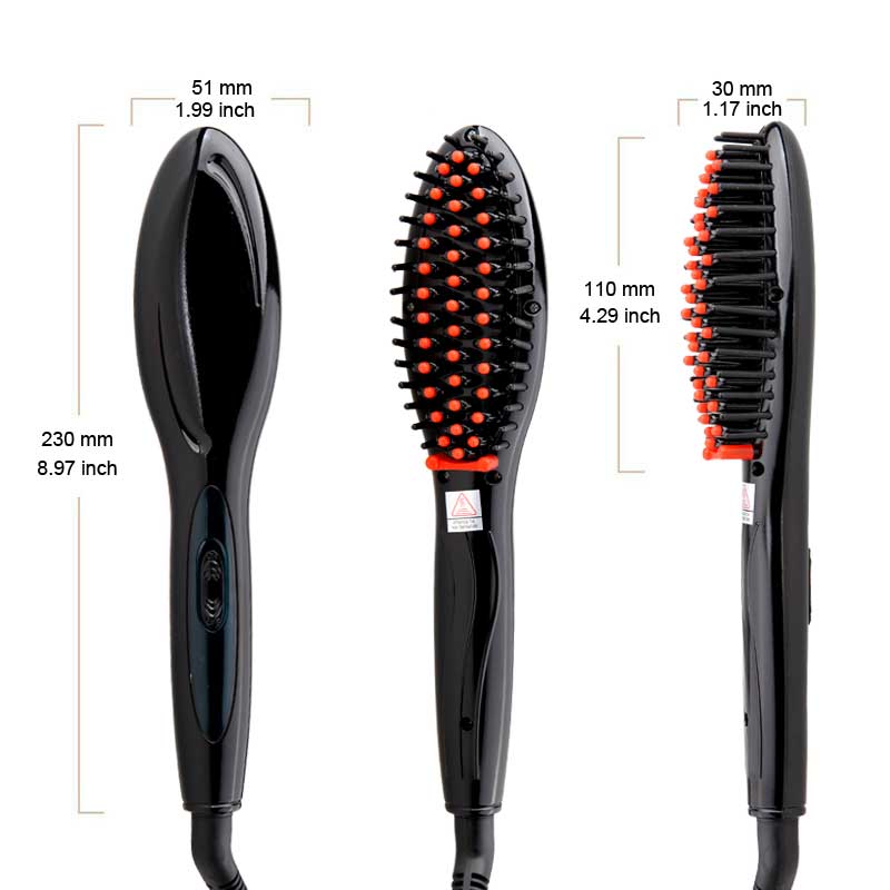 Electric Hair Straightener Brush for Faster Styling