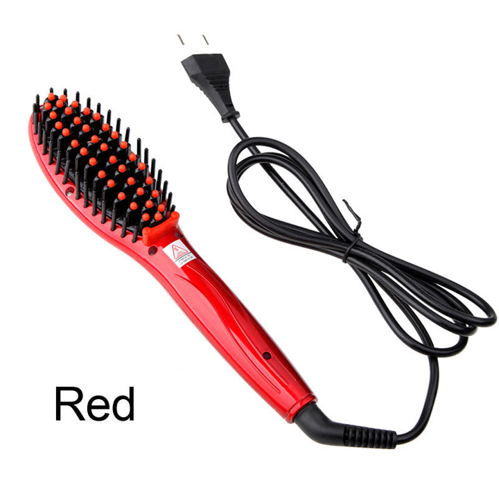 Electric Hair Straightener Brush for Faster Styling