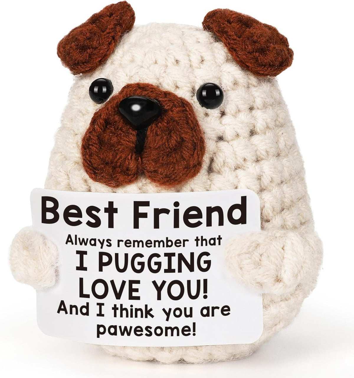 Positive Penguin Plush Toy for Cheerful Desk Decor