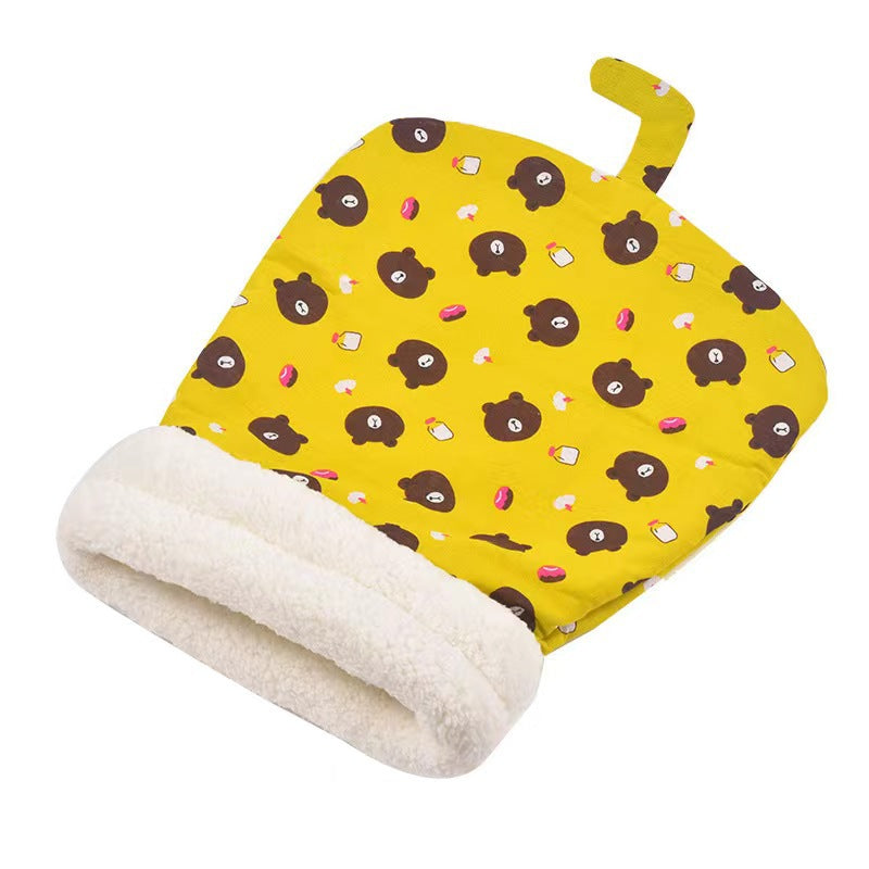 Enclosed Cat Sleeping Bag for Warm, Cozy Indoor Naps