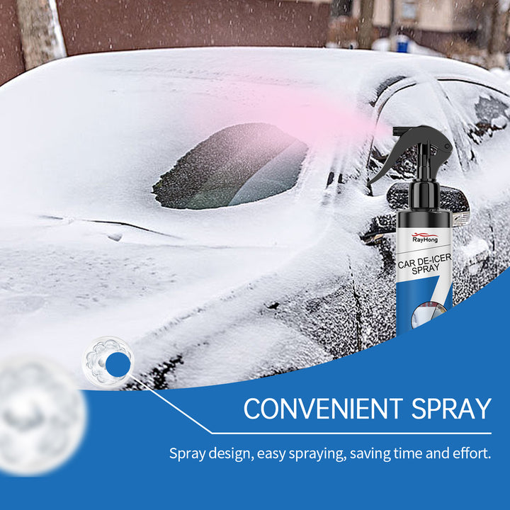 Car De-Icer Spray for Fast Windshield Ice Removal