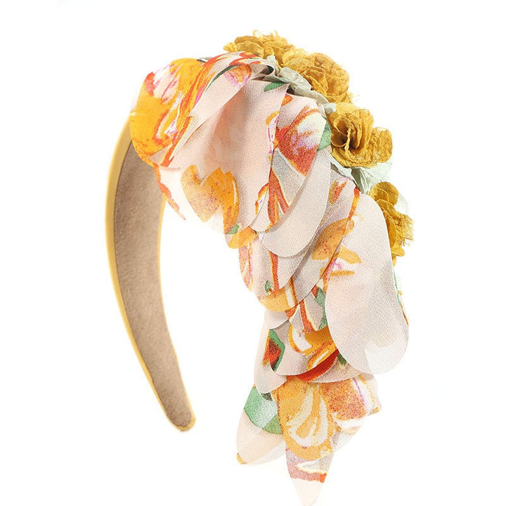 Floral Fabric Headband for Colorful Statement Style