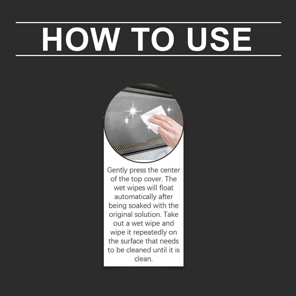 Press-Activated Cleaning Wipes for Quick Daily Cleanup