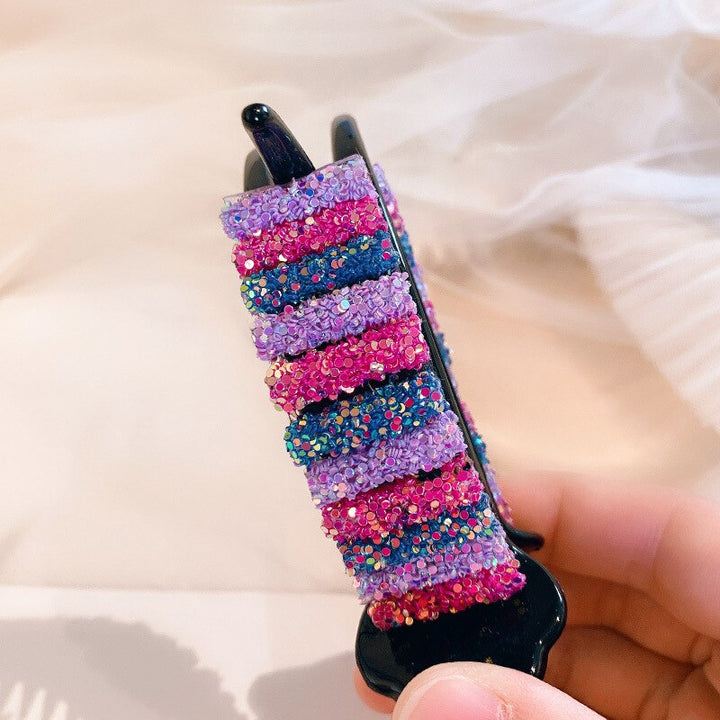 Rainbow Hair Claw Clip For Colorful Everyday Updos