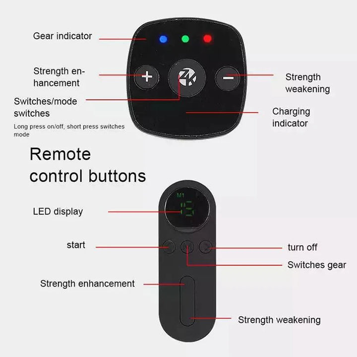 EMS Electric Foot Massager Mat Pulse Muscle Relax Health Car