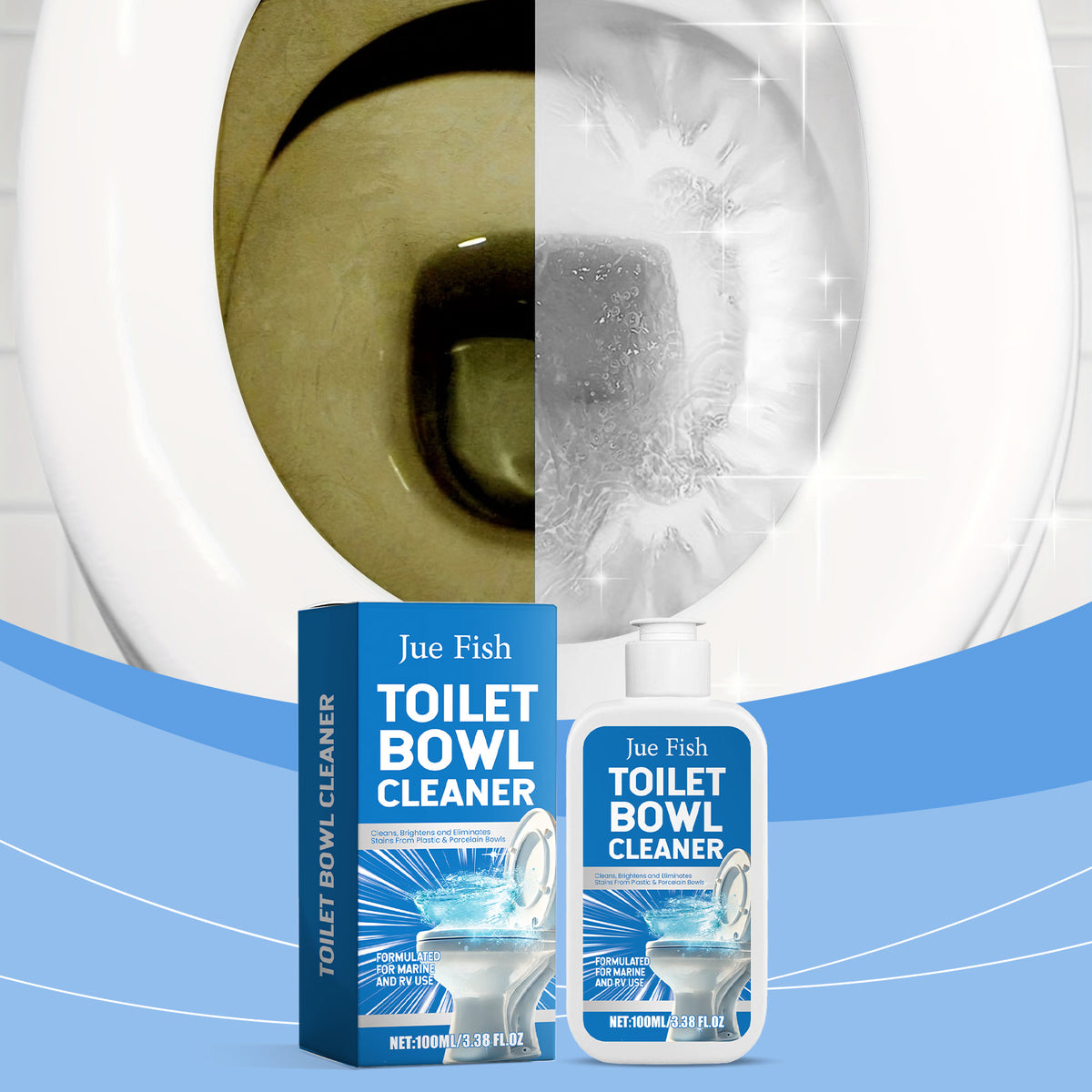 Toilet Stain Remover With Long-Lasting Freshness