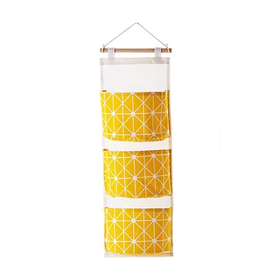 Wall Hanging Storage Organizer with Pockets for Small Rooms