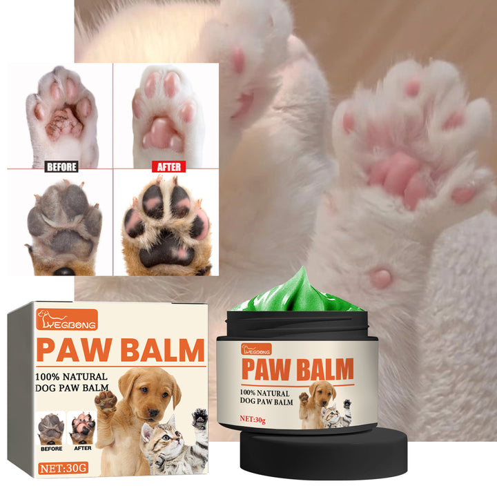 Pet Paw Balm for Dry, Cracked Dog and Cat Paw Pads