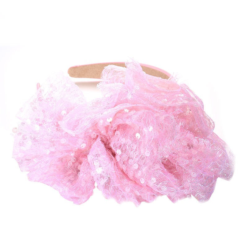 Sequin Bow Hairband for Sparkling Statement Style