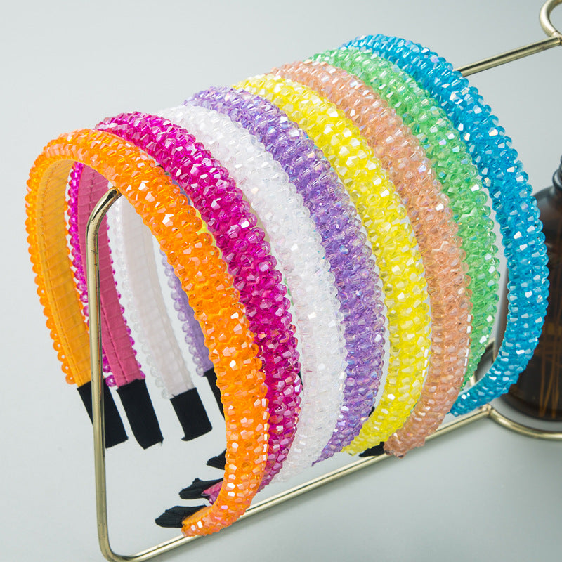 Crystal Bead Hair Band for Sparkling Polished Styles
