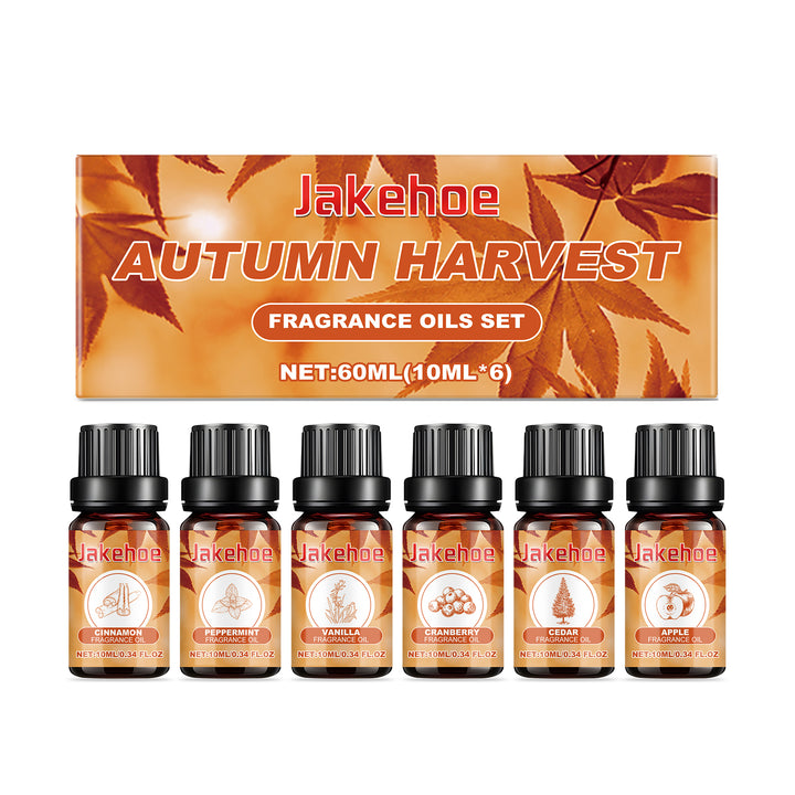 Autumn Fragrance Oils Set for Cozy Home Atmosphere