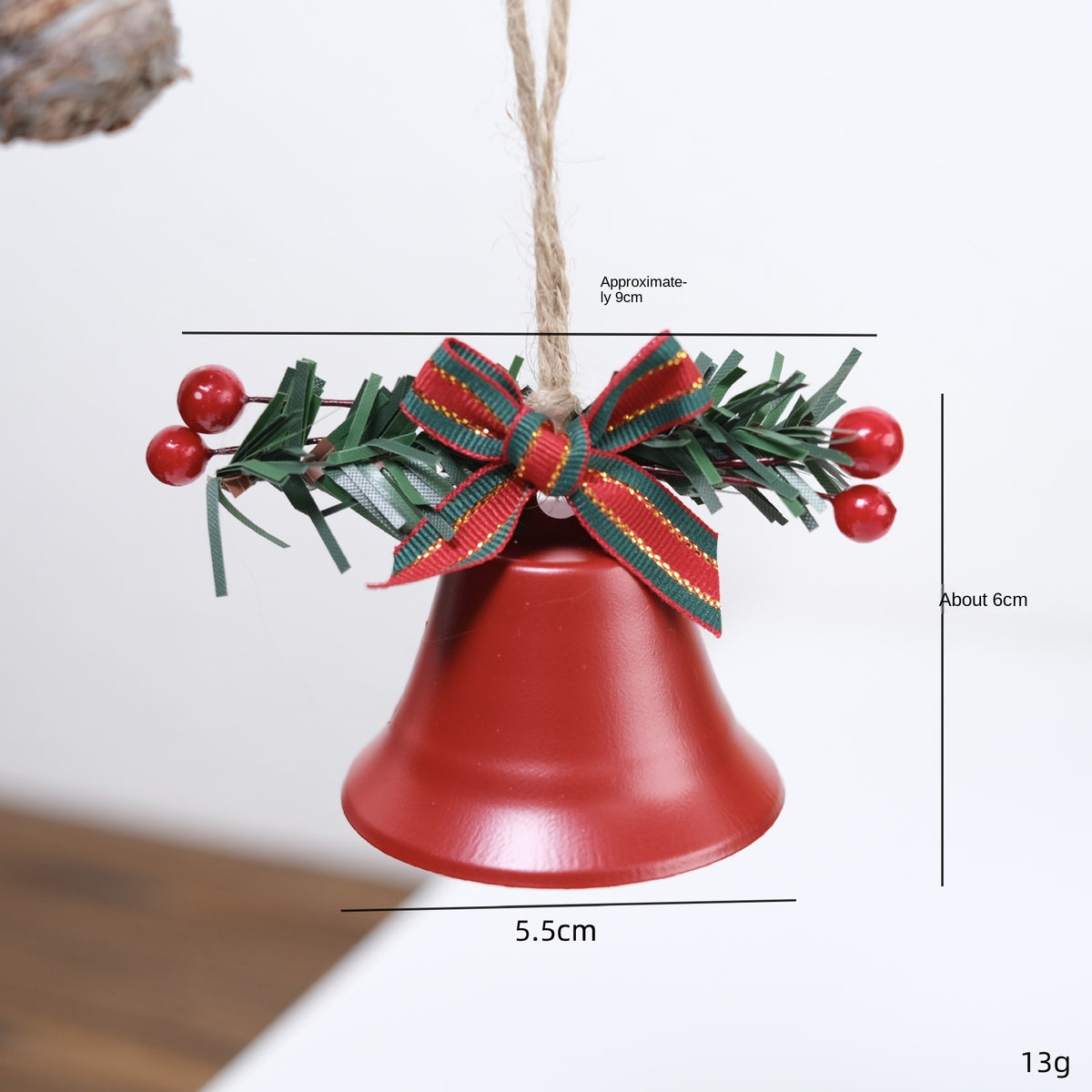 Christmas Bell Ornaments for Festive Tree and Windows