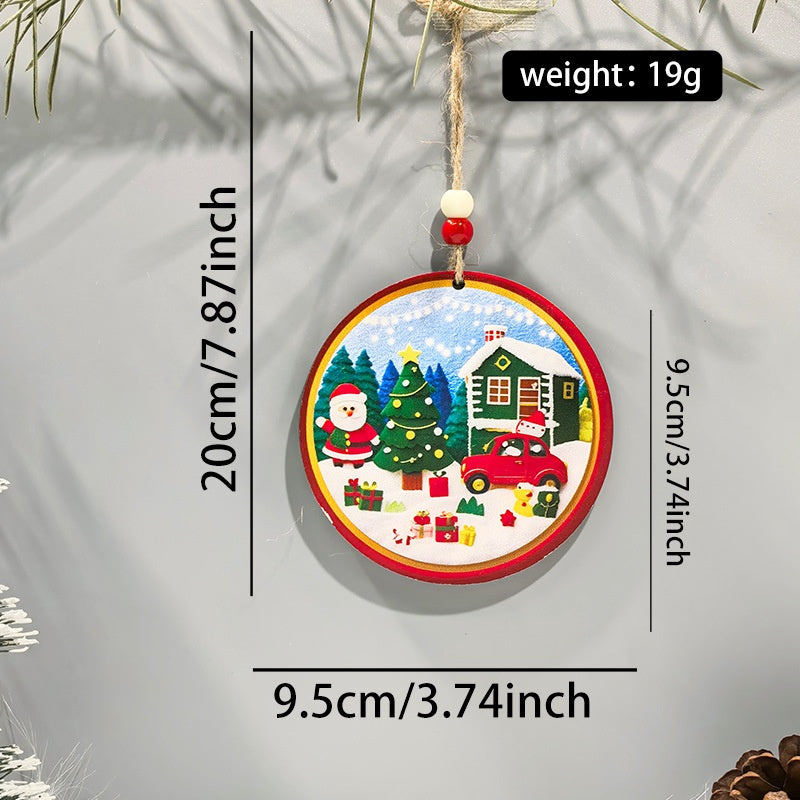 Christmas Hanging Ornament for Rustic Holiday Charm