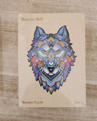 Animal-Shaped Wooden Jigsaw Puzzle for Quiet Focus