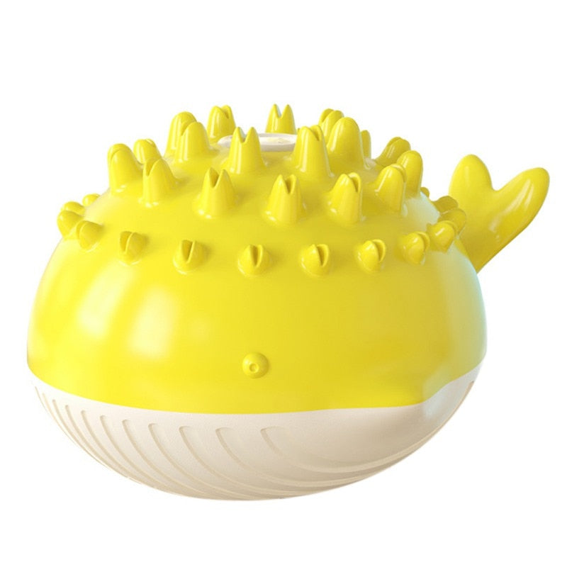 Floating Dog Water Toy With Spray, Chew & Pool Play
