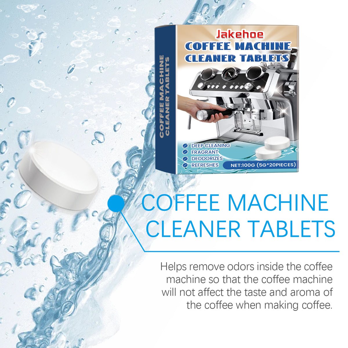 Coffee Machine Cleaning Tablets for Fresher-Tasting Coffee
