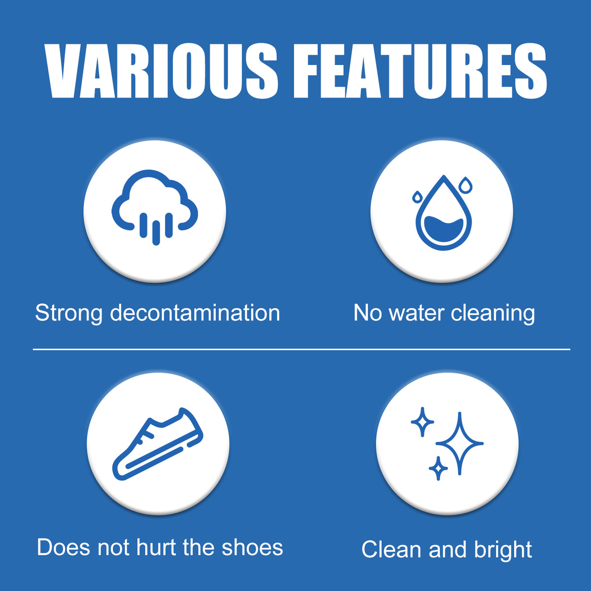 White Shoe Cleaner Cream for Quick, Water-Free Care