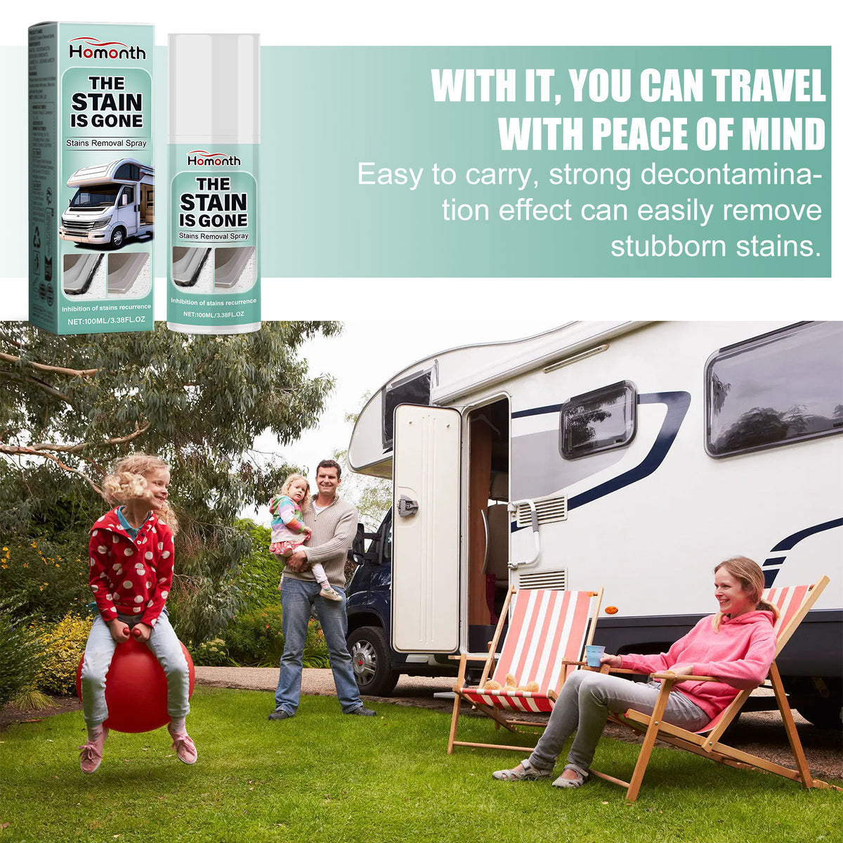 Motorhome Interior Cleaner Spray for Stubborn Stains