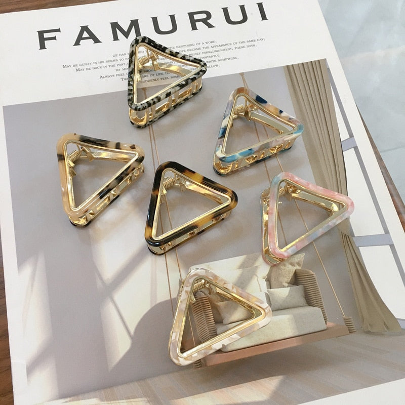 Geometric Hair Claw Clip For Polished Everyday Styles