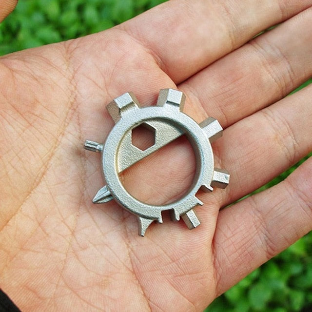 12‑Function Keychain Disc Multi‑Tool — Compact EDC Tool Set
