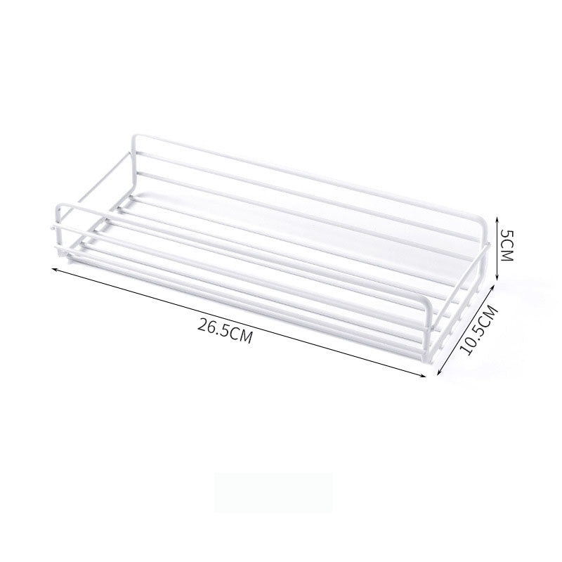 Punch-Free Bathroom Wall Rack for Toilet & Sink Storage