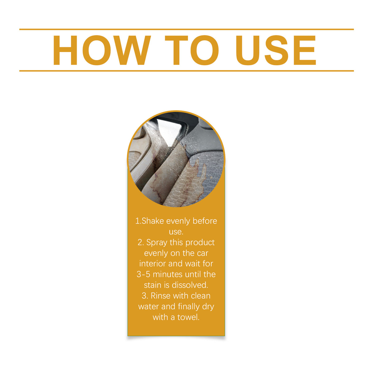 Car Interior Cleaner Spray That Restores Dashboard Gloss