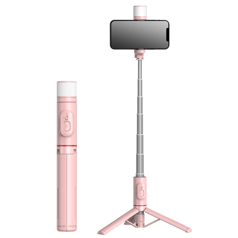 Bluetooth Selfie Stick Tripod with Fill Light & Remote