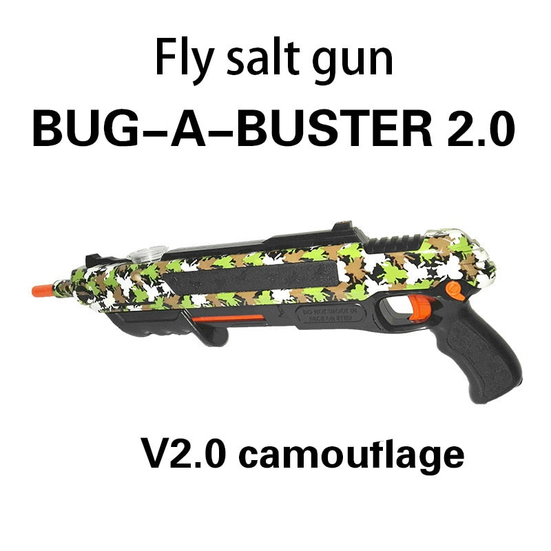 Salt Gun Bug Blaster for Close-Range Indoor Fly Control