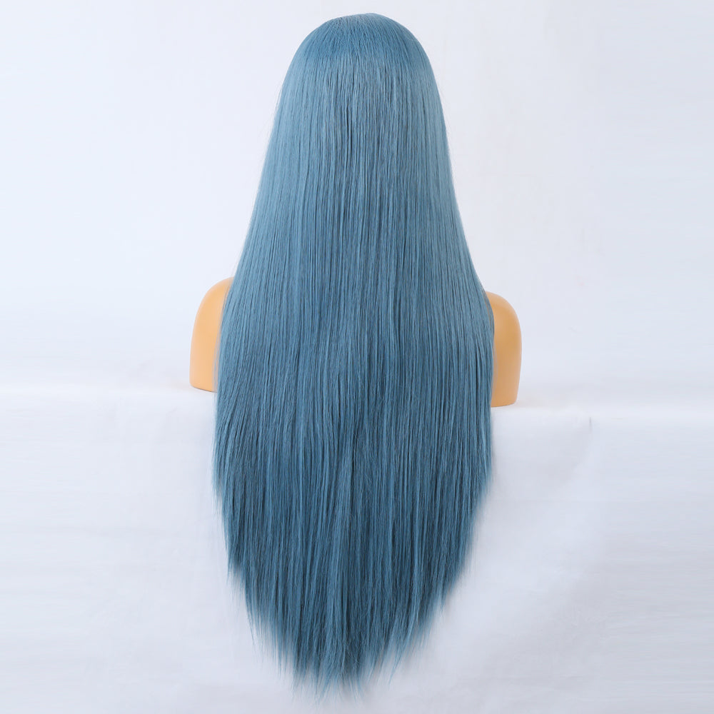 Long Blue Wig – Heat-Resistant Fantasy Hair Style