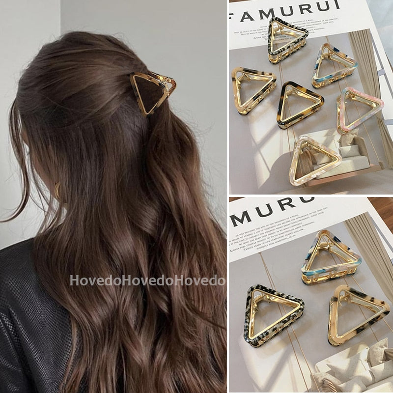 Geometric Hair Claw Clip For Polished Everyday Styles