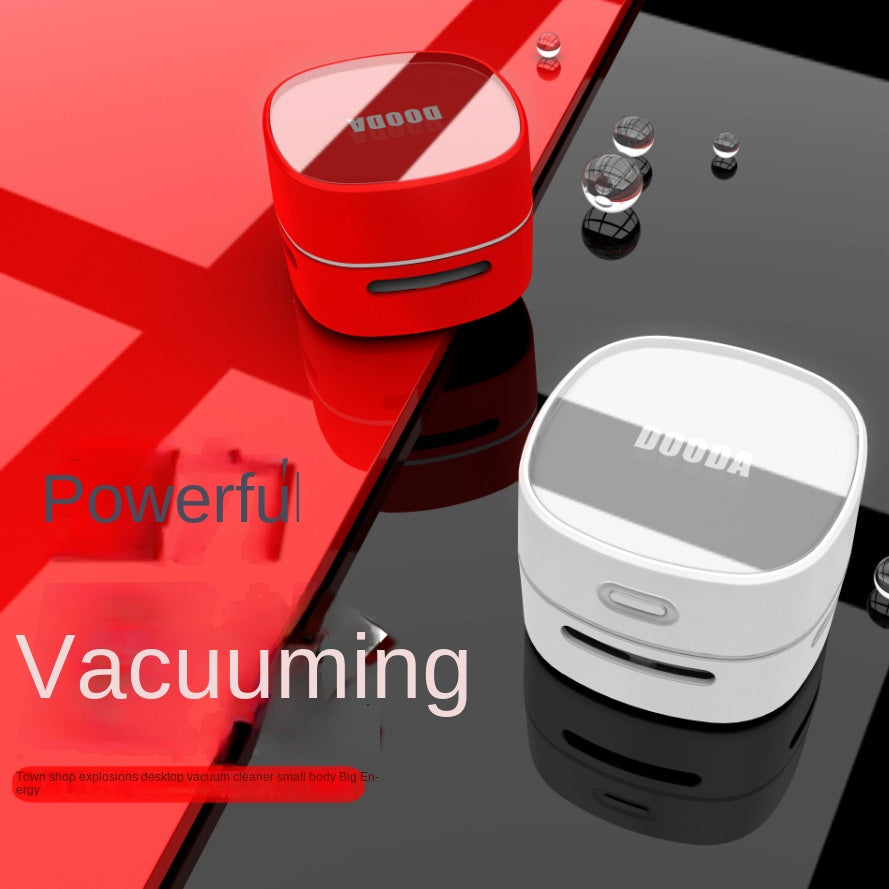 Mini Desktop Vacuum Cleaner — Cordless High Suction