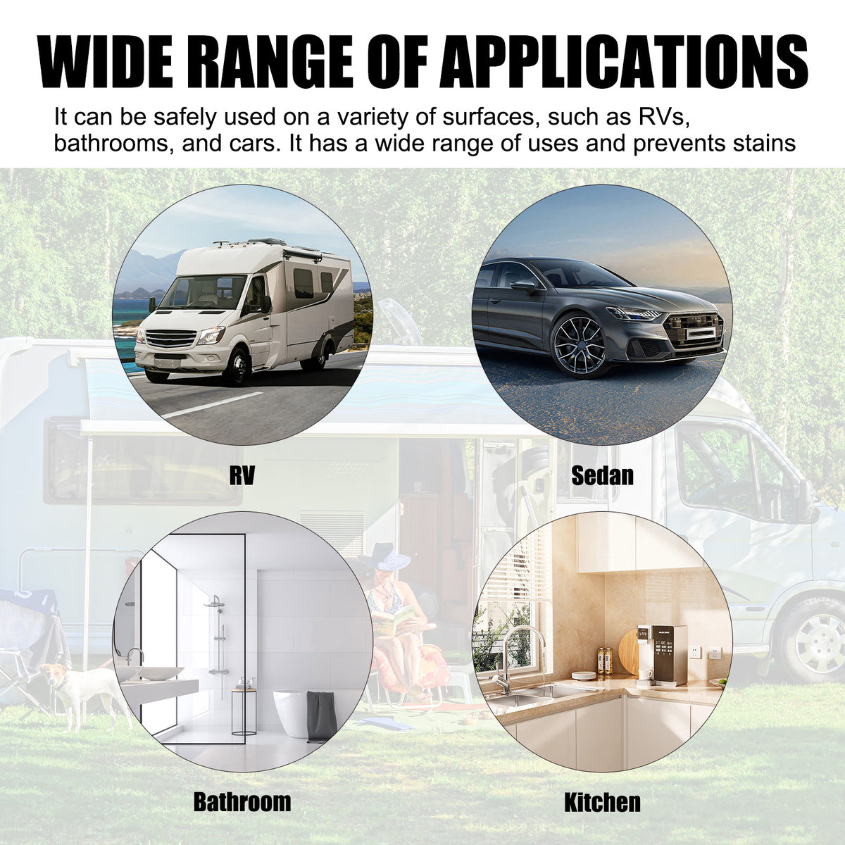 Motorhome Interior Cleaner Spray for Stubborn Stains