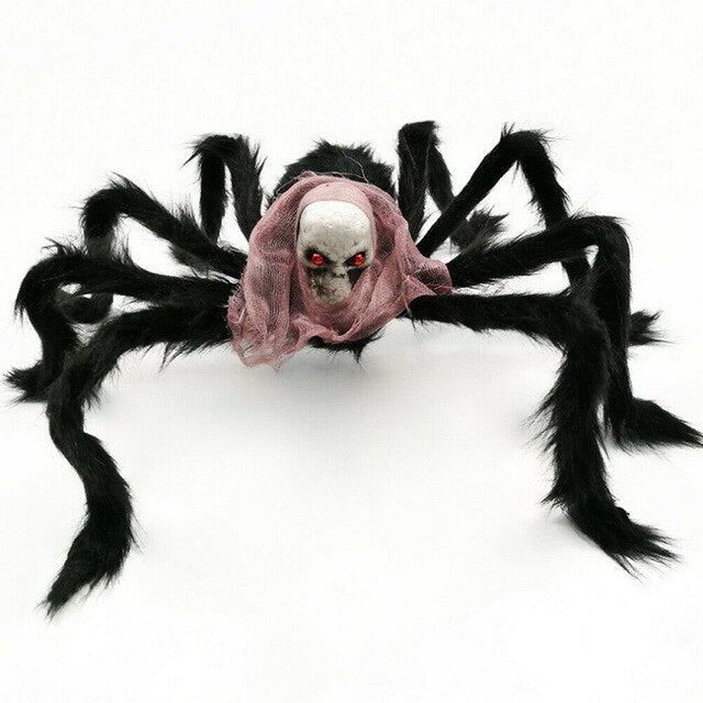 Giant Skull Spider Halloween Decoration for Haunted Yards