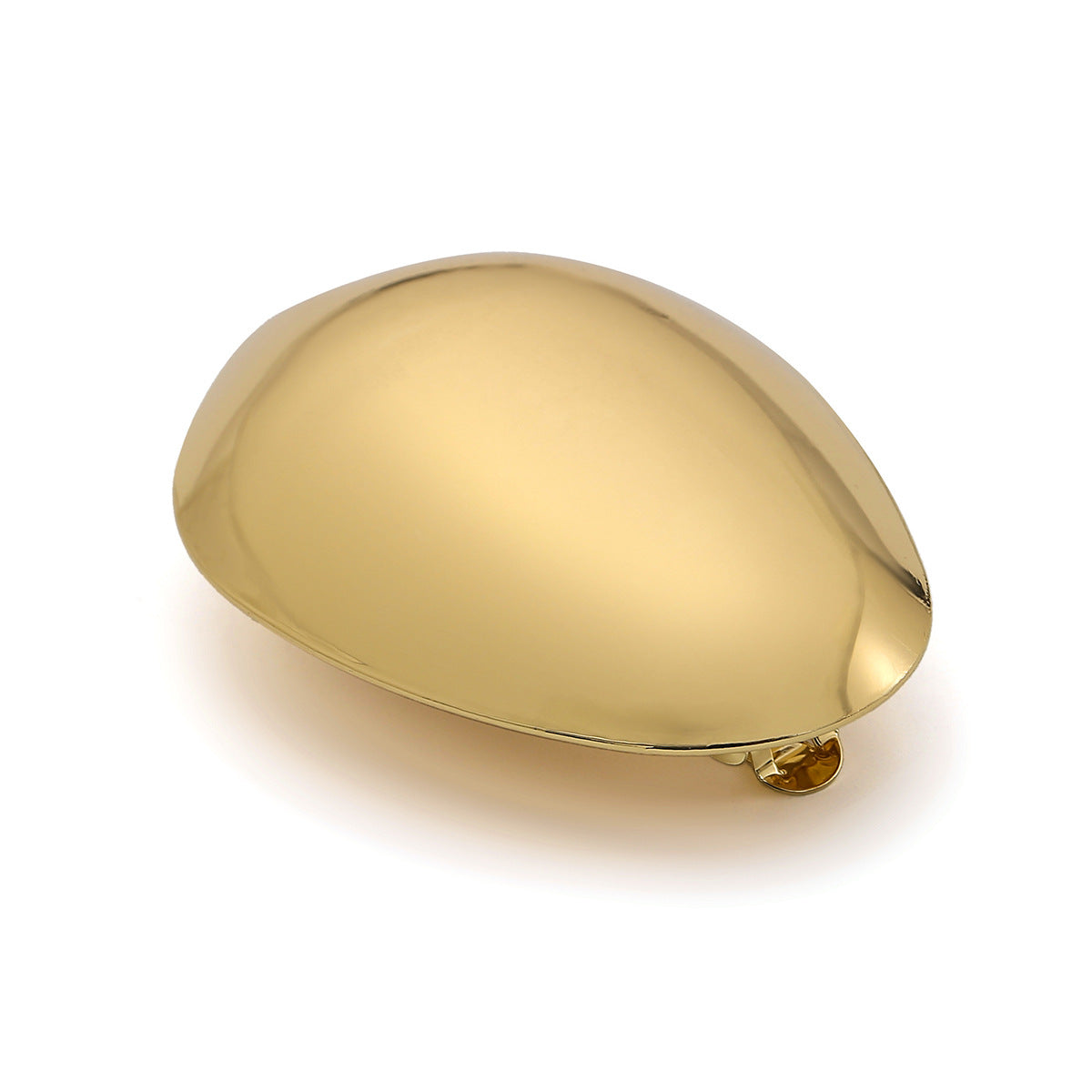 Sculptural Gold Hair Clip For Effortless Polished Hair
