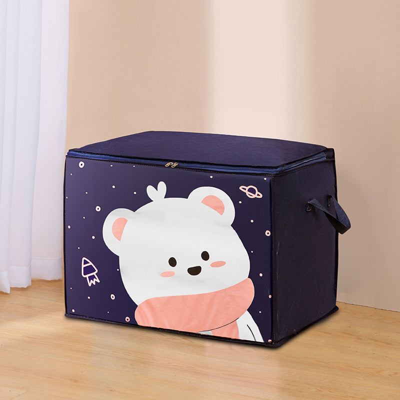 Large Cartoon Quilt Storage Bag, Moisture & Mildew Proof