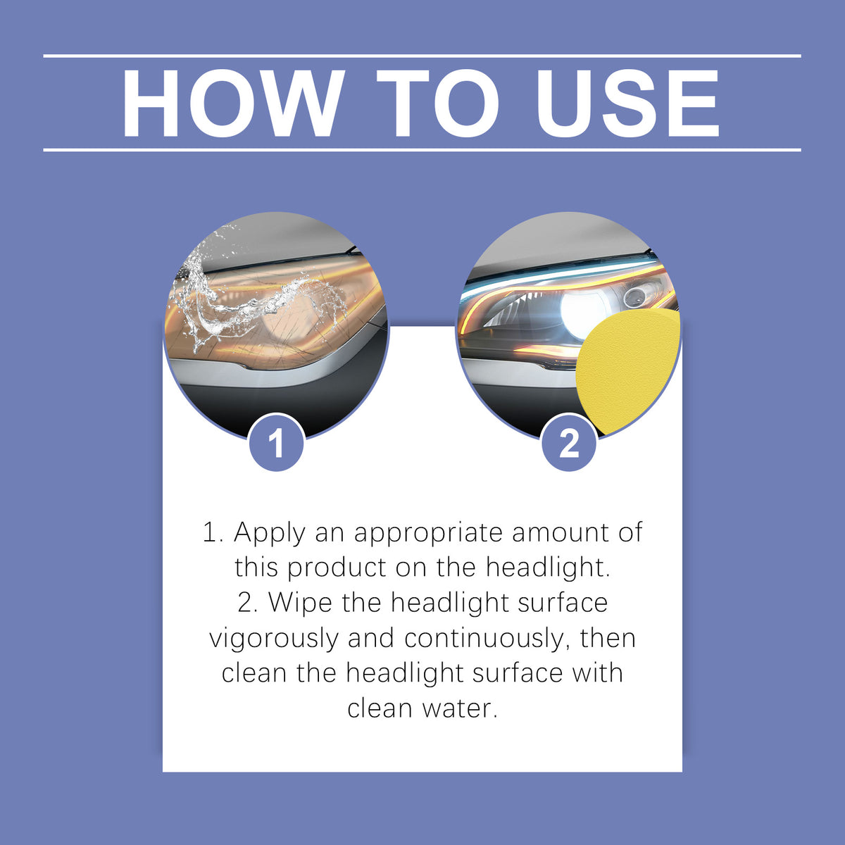 Headlight Restoration Fluid for Clearer, Brighter Lights