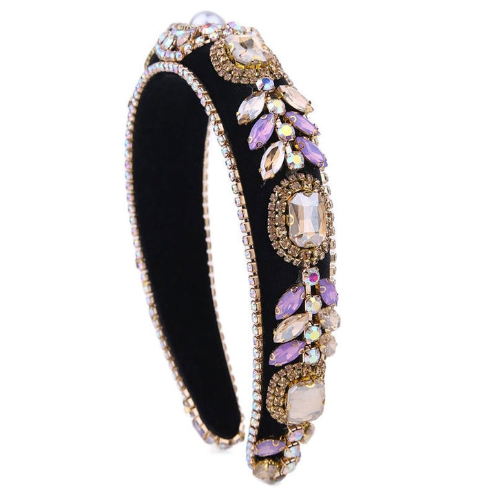 Jeweled Floral Headband for Glamorous Special-Occasion Hair