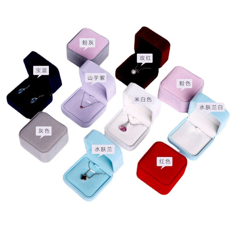 Velvet Jewelry Box for Necklaces and Gift Packaging