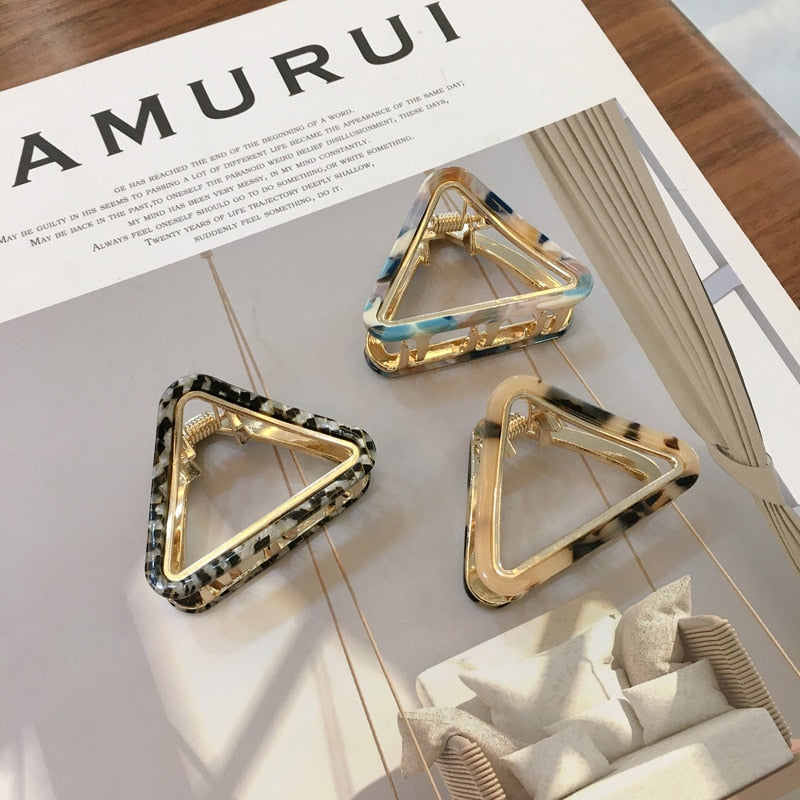 Geometric Hair Claw Clip For Polished Everyday Styles