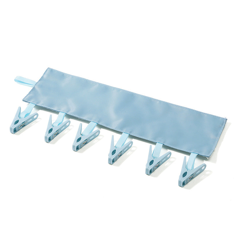 Portable Hat Drying Hanger with Spring Clips for Caps