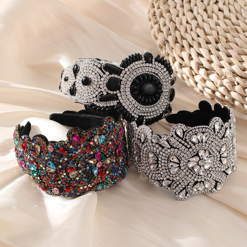 Jeweled Headband for Vintage Glamour Hair Styling