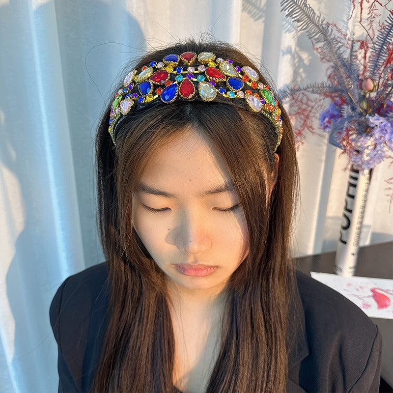 Jeweled Statement Headband for Glamorous Occasion Hair