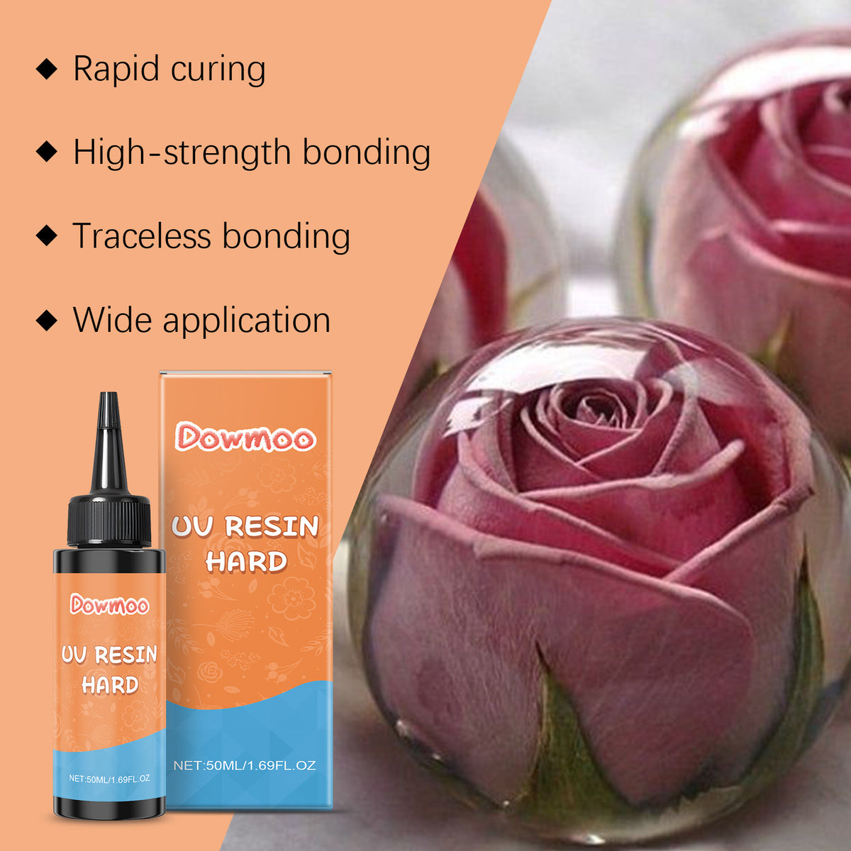 UV Resin Adhesive for Clear, Strong DIY Craft Bonds