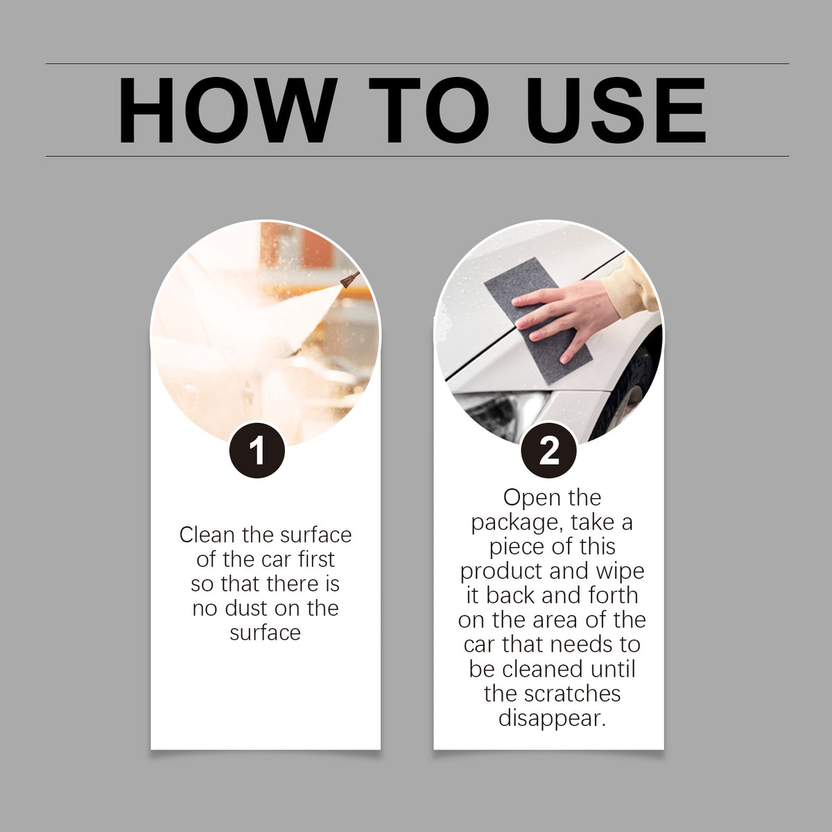 Car Scratch Remover Cloth for Minor Paint Scratch Marks