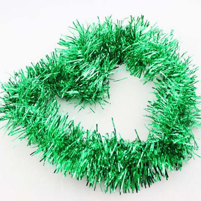 2M Colorful Tinsel Garland for Festive Decorating