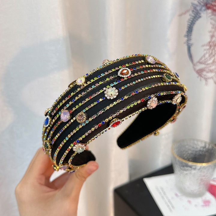 Baroque Rhinestone Headband for Glamorous Event Style