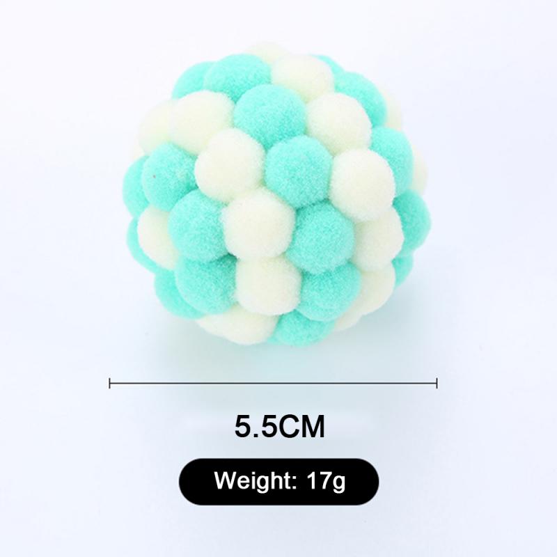 Cat Plush Ball Toy With Audible Beads for Indoor Play